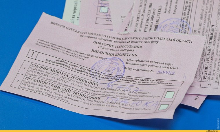 Протокол выборов 2020