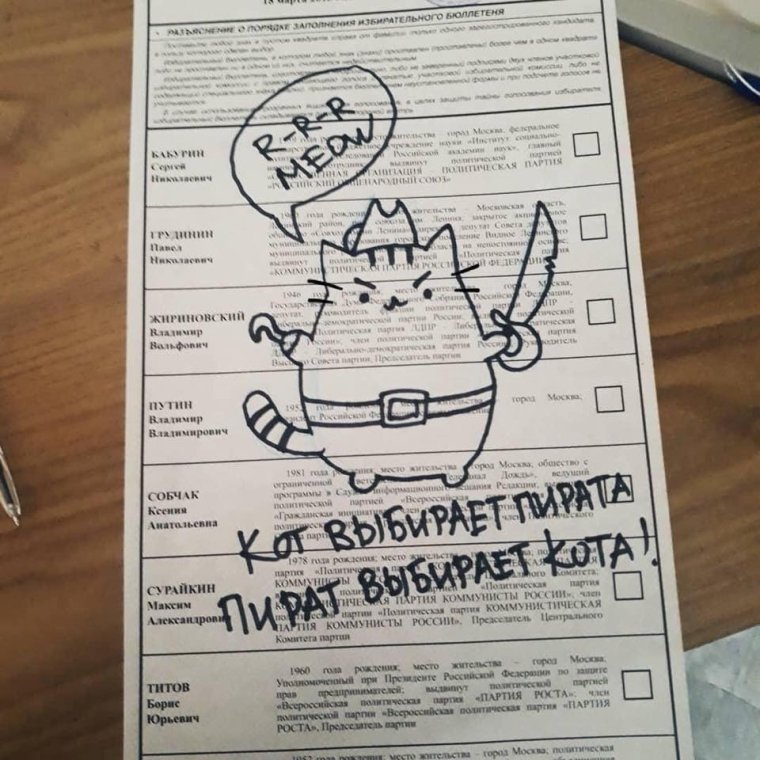 Испорченные бюллетени