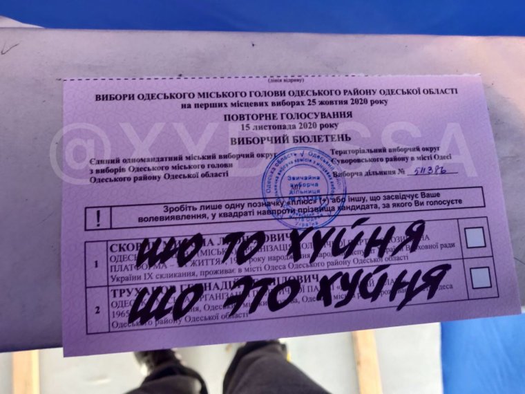 Как будут выглядеть бюллетени на выборах 22 апреля 2020