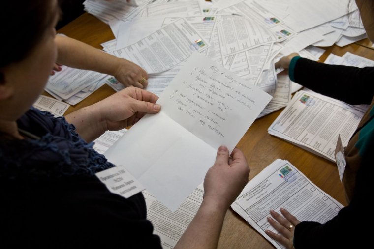 Избирательный бюллетень 2020