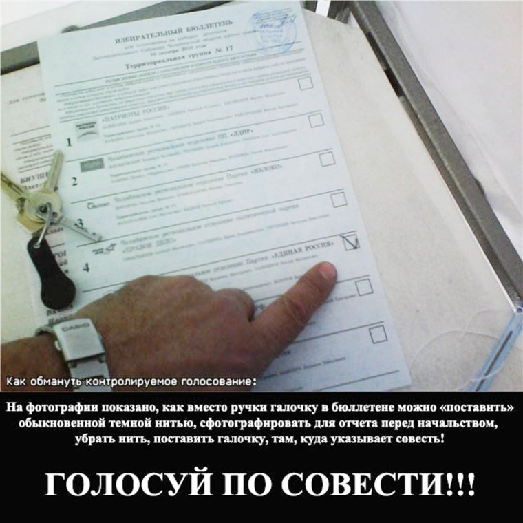 Заставляют голосовать на выборах