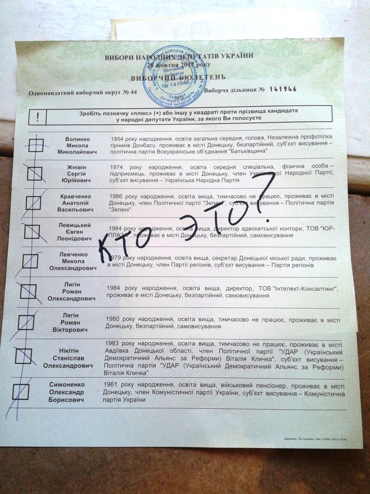 Песик на выборах