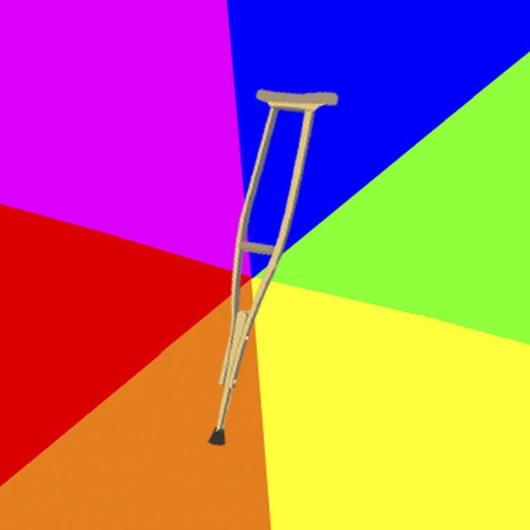 Человек на костылях