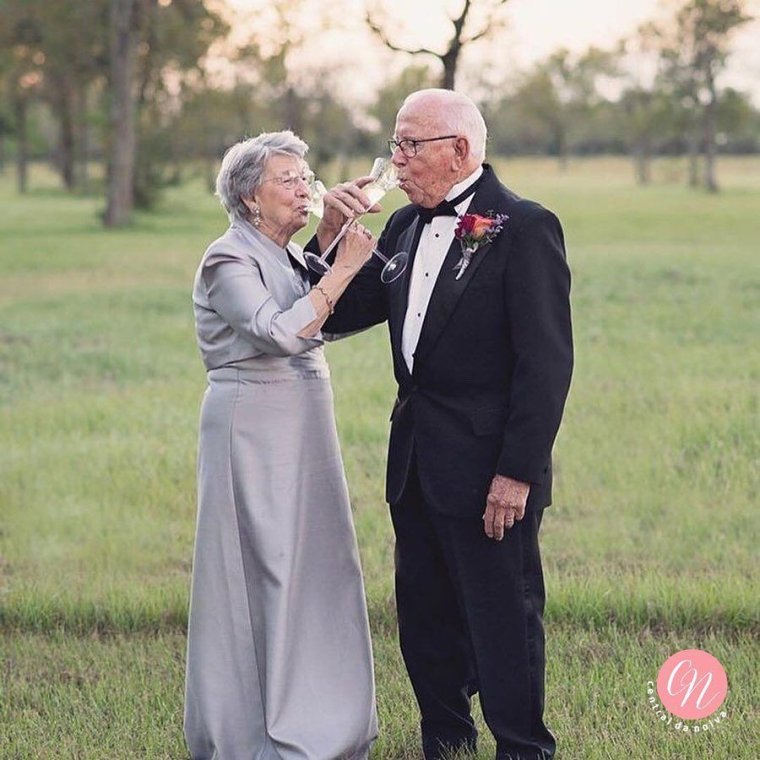 Свадьба пожилых людей