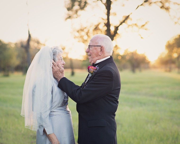 Свадьба пожилой пары