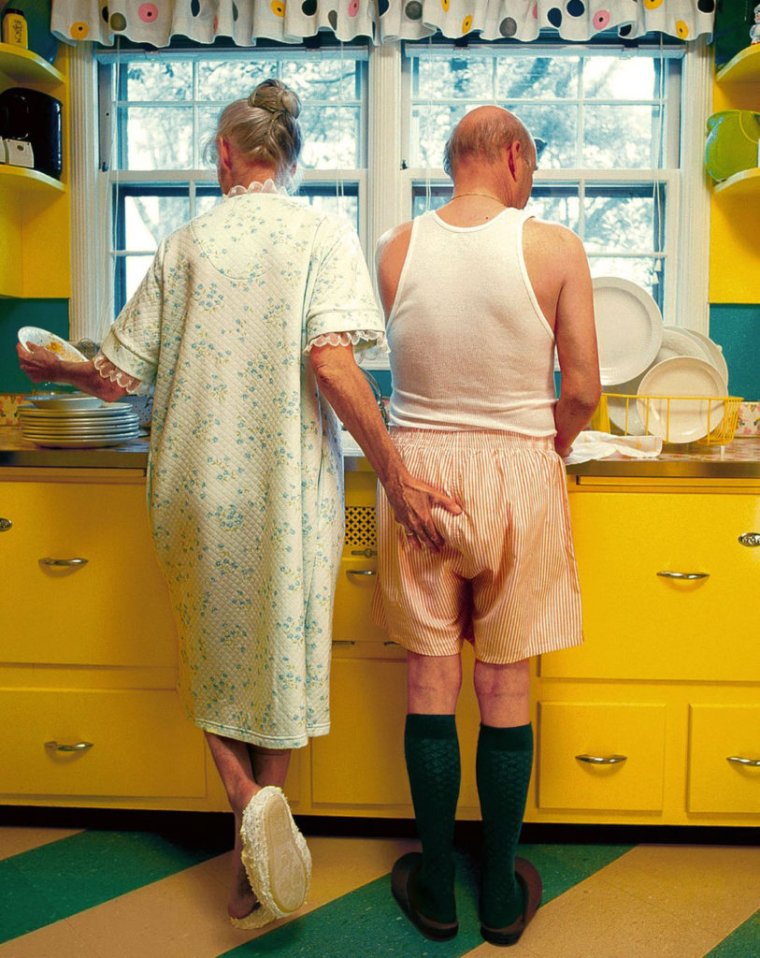 Смешные дед и бабка