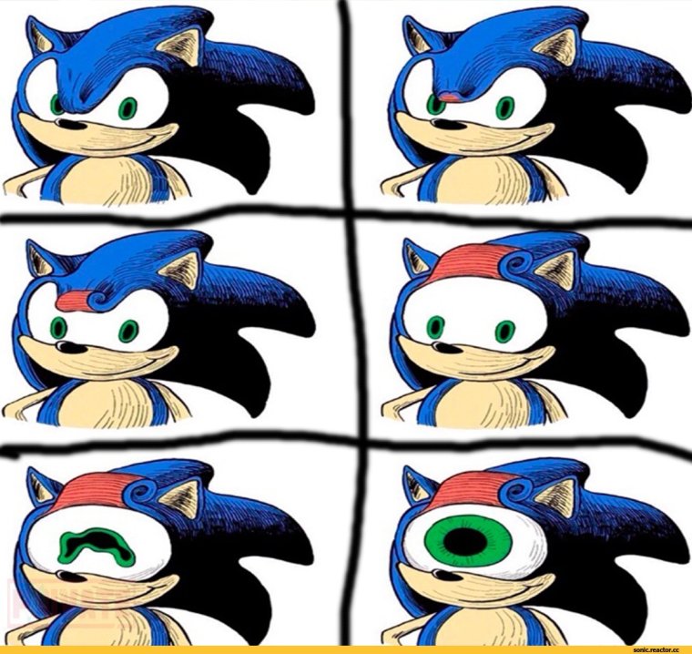Смешные комиксы про Соника