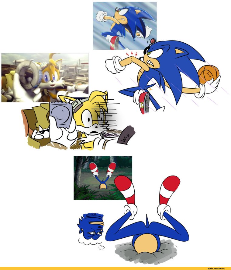 Смешные комиксы про Соника