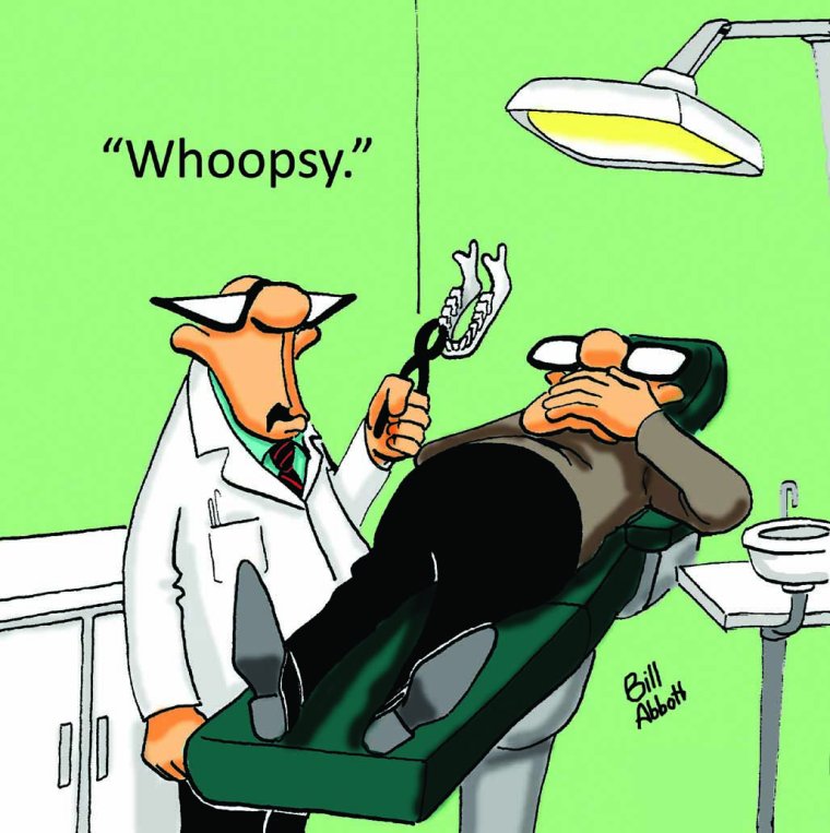 Стоматолог с большой грудью