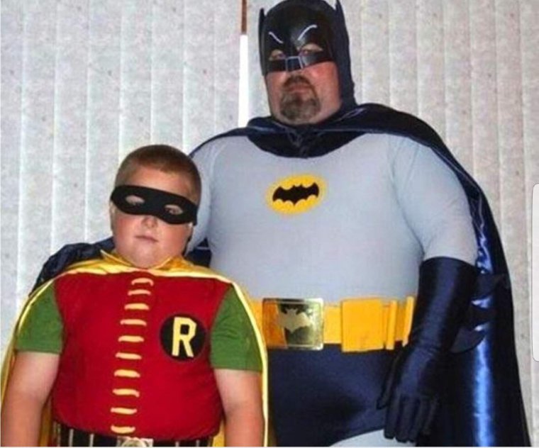 Толстый Бэтмен и Робин