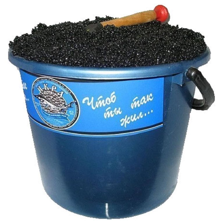 Огромный бутерброд с икрой