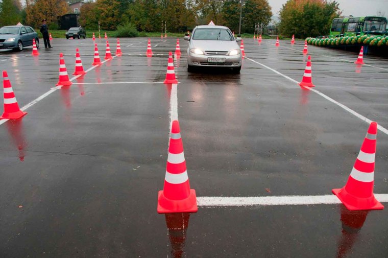 Экзамен в ГАИ автодром