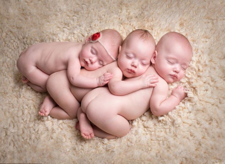 Смешные Новорожденные дети