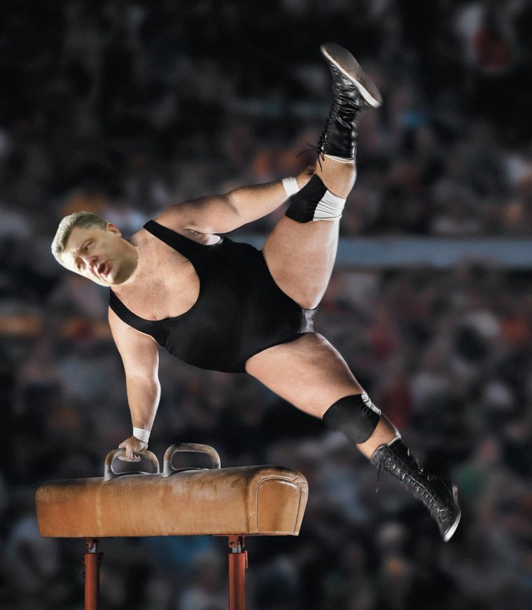 Смешные гимнасты