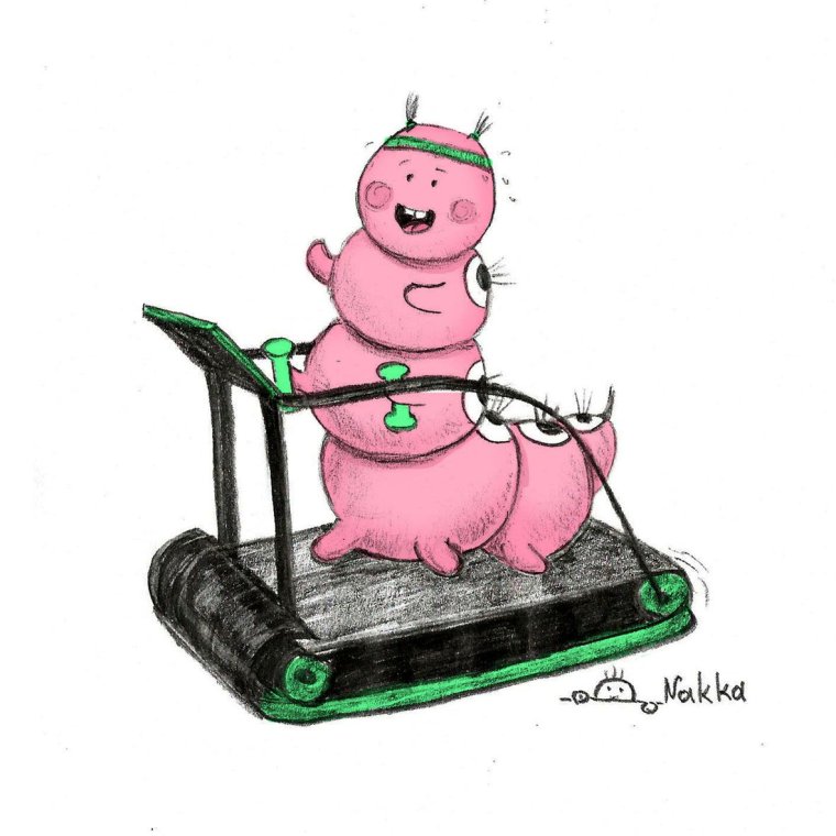 Гусеничка смешная