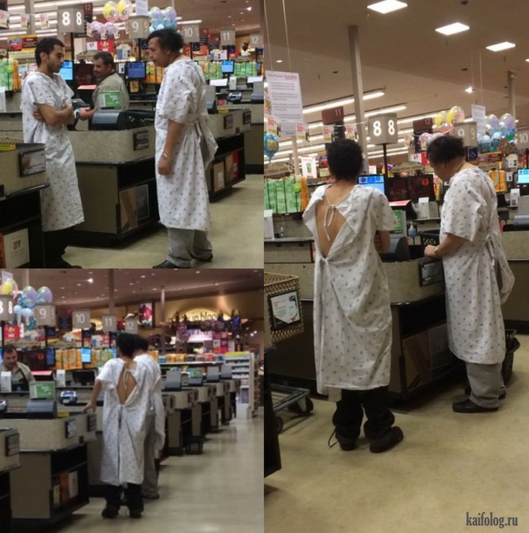 Касса супермаркета прикол