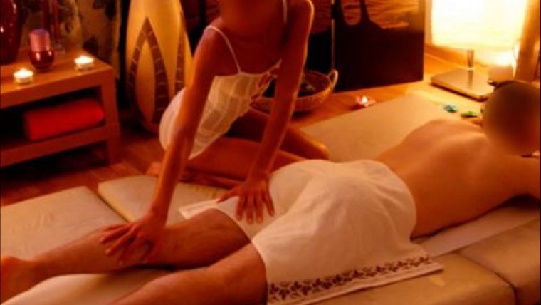 Расслабляющий массаж с окончанием