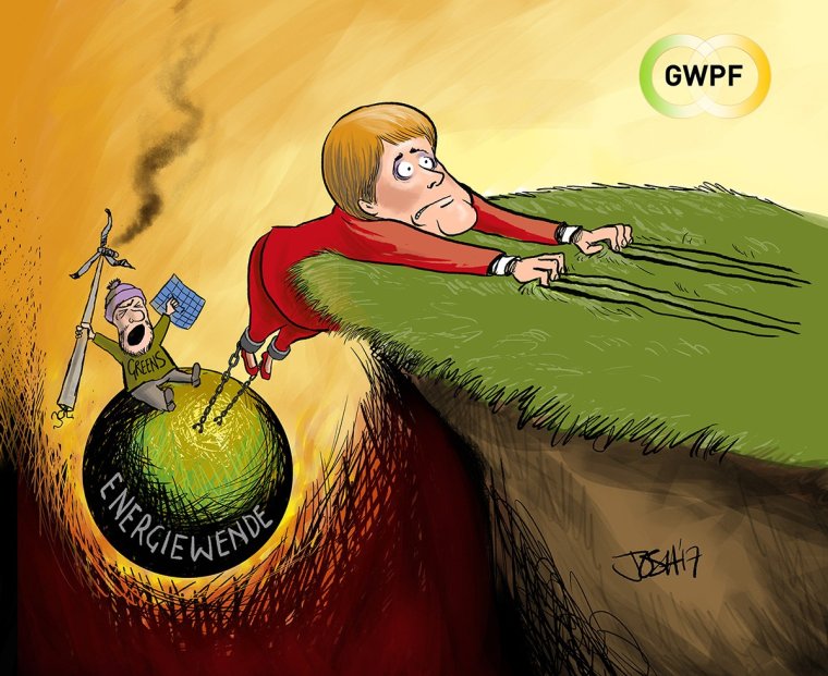 Карикатура на зеленую энергетику