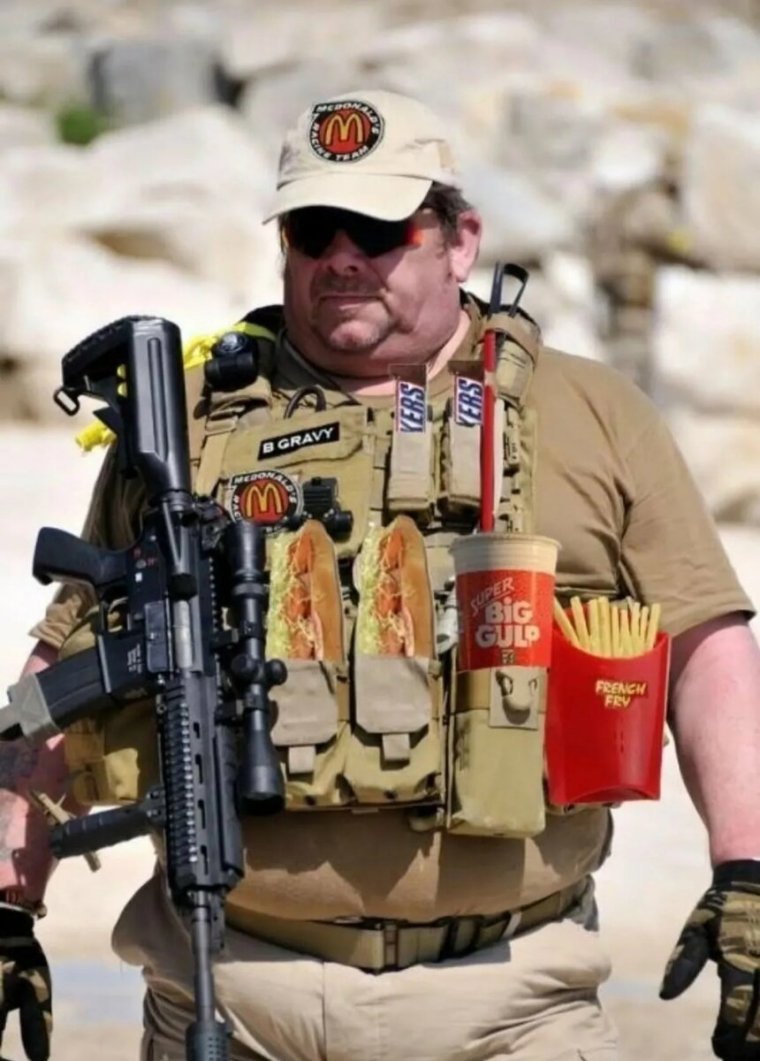 Жирные американские солдаты