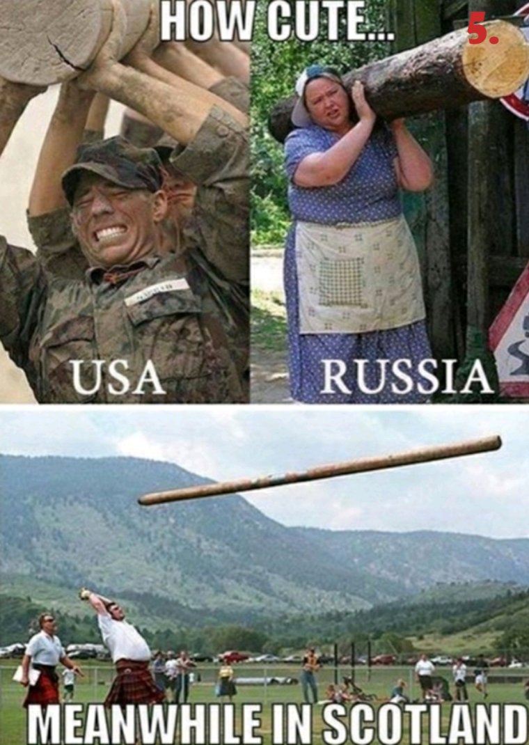 Баба с бревном и американцы