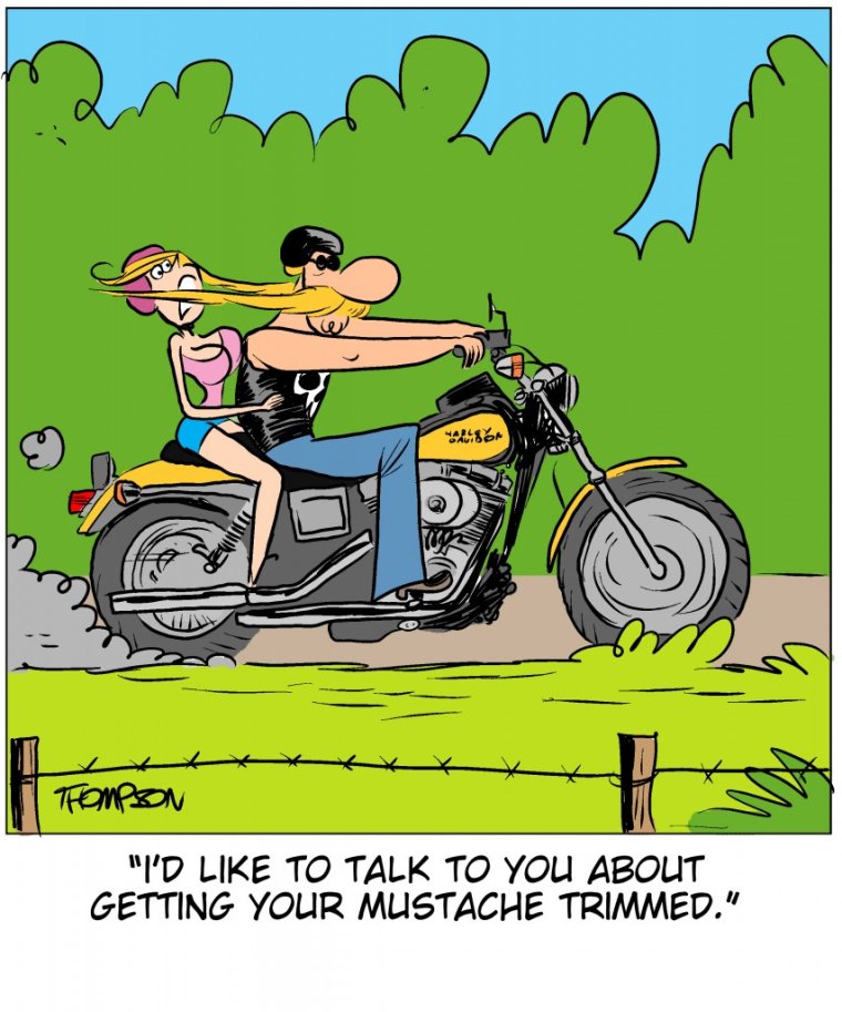 Мотоцикл карикатура