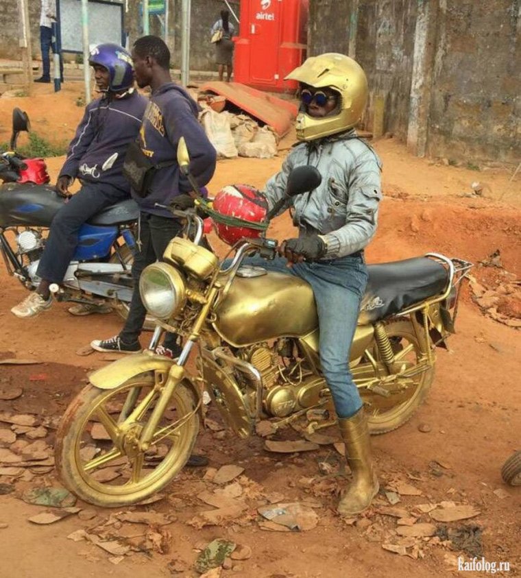 Приколы с мотоциклами