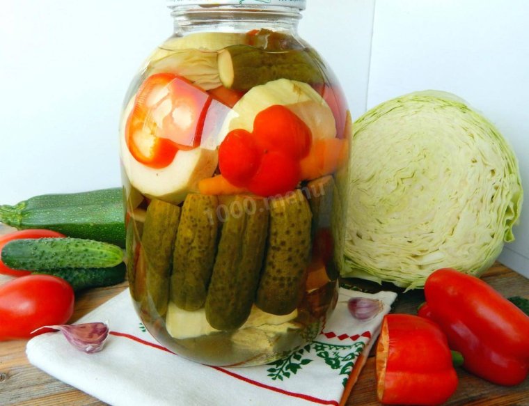 Зимние заготовки из овощей