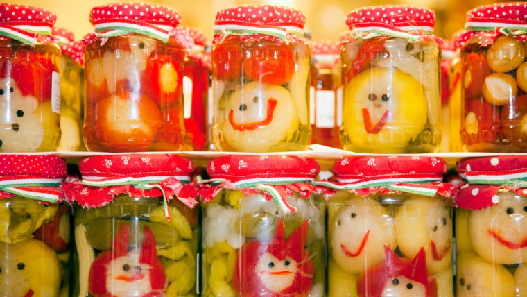 Заготовки на зиму прикольные в банке