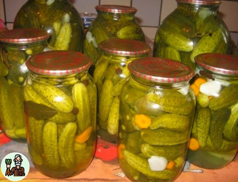 Банки с огурцами