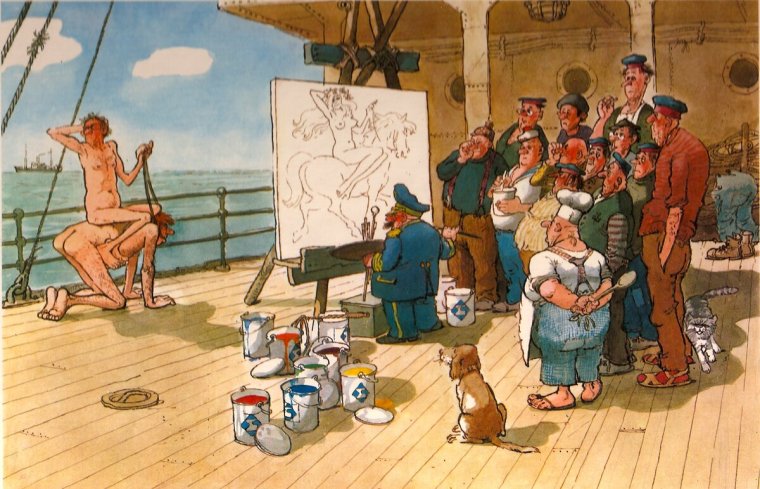 Художник Ян Сандерс о моряках