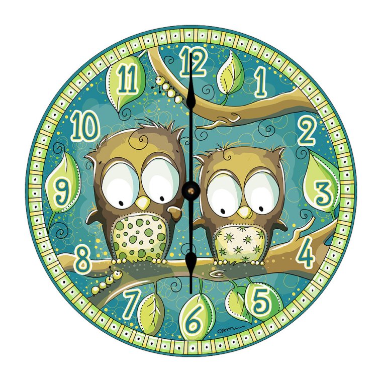 Часы с изображением Совы