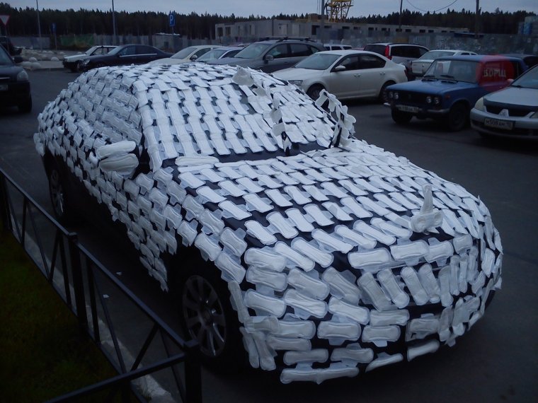 Женская месть машина в прокладках