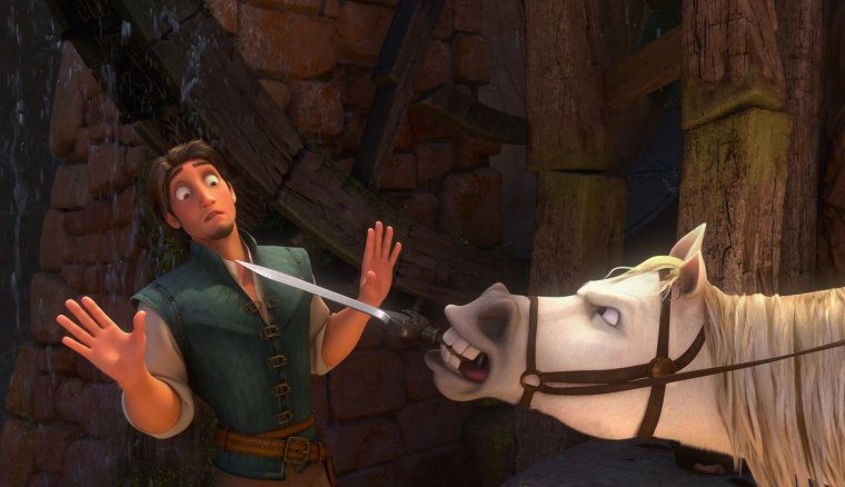 Рапунцель Юджин и Максимус