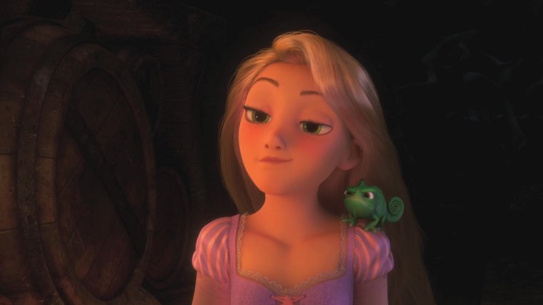 Рапунцель с короткими волосами скрин