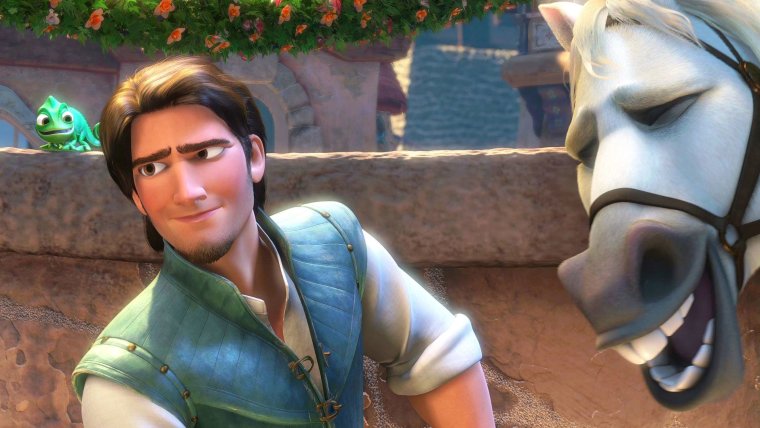 Рапунцель Юджин и Максимус