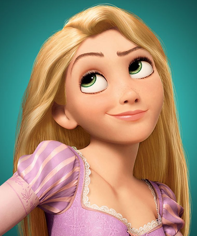 Принцессы Дисней Рапунцель лицо