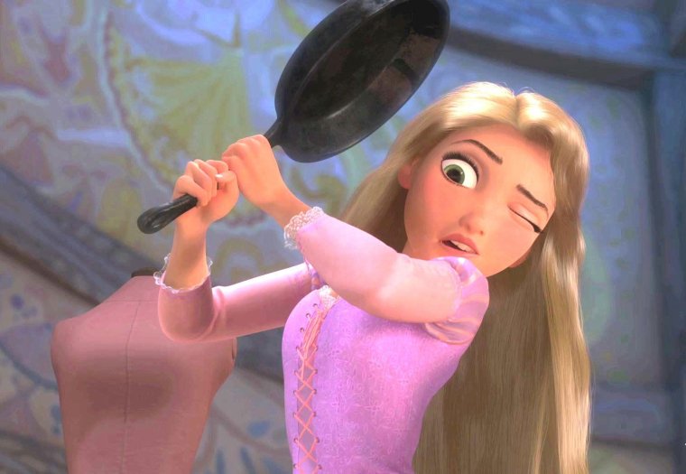 Сковородка оружие свободы Рапунцель