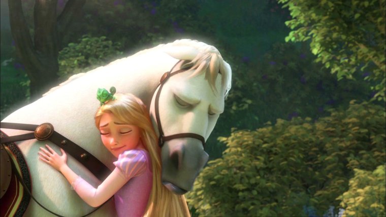 Принцесса Рапунцель и Максимус