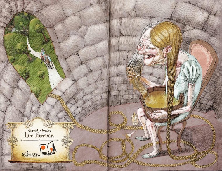 Прикольные иллюстрации к сказкам