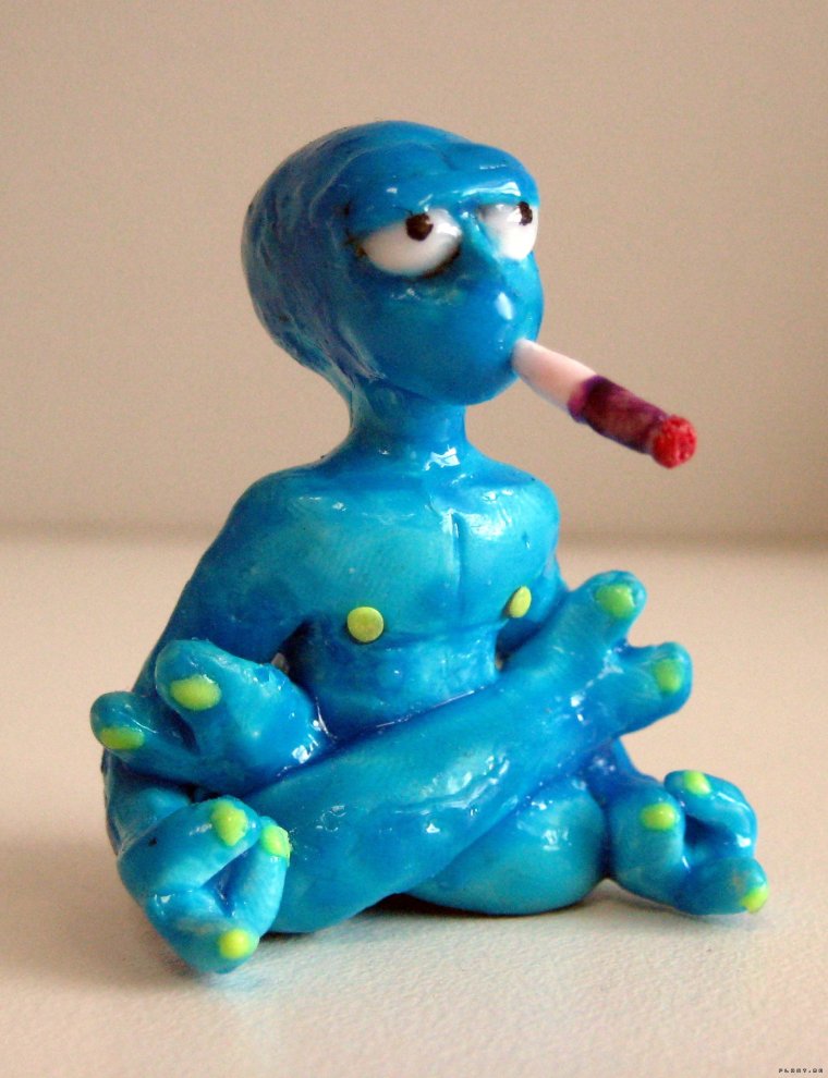 Инопланетянин из пластилина