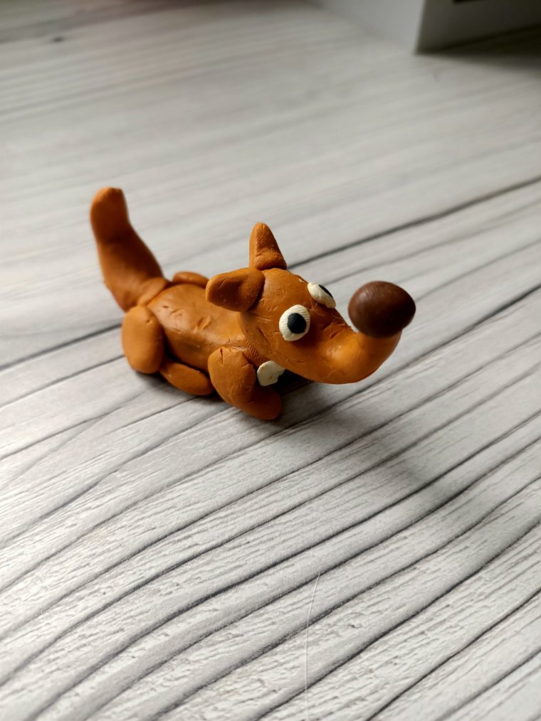 Бегемот из пластилина