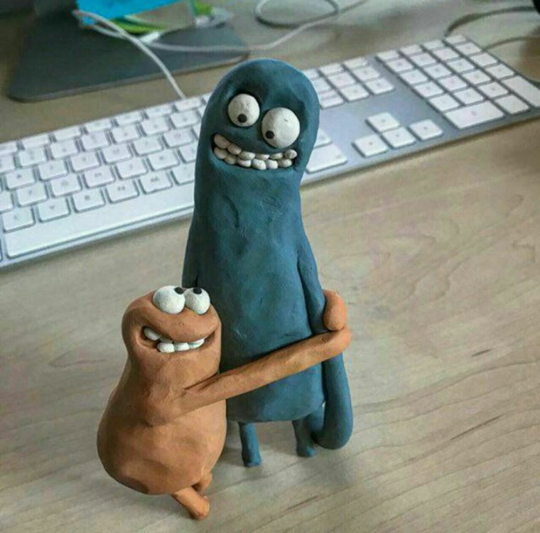 Забавные фигурки из пластилина