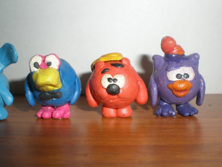 Фигурки из пластилина