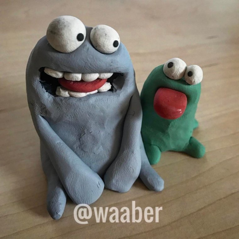 Rich Webber пластилиновые монстрики