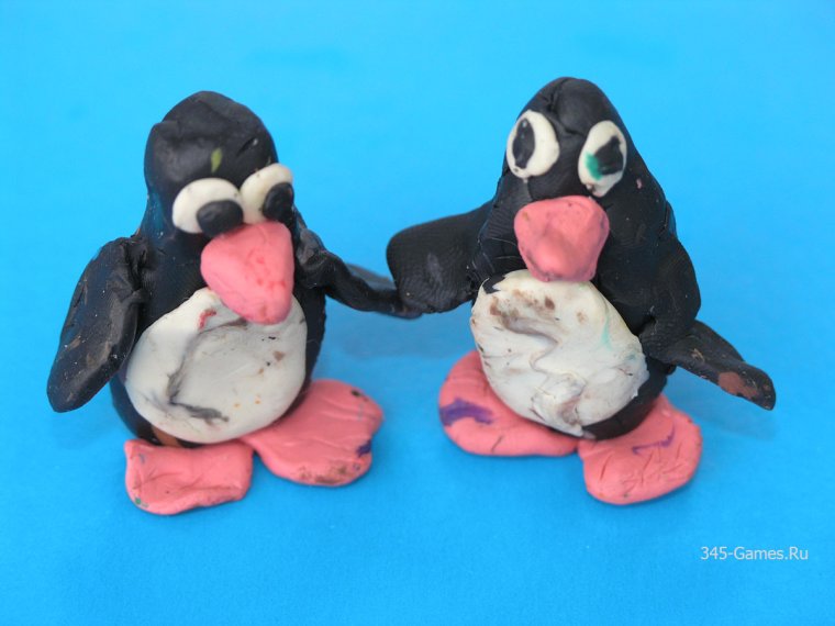 Лепка Пингвин