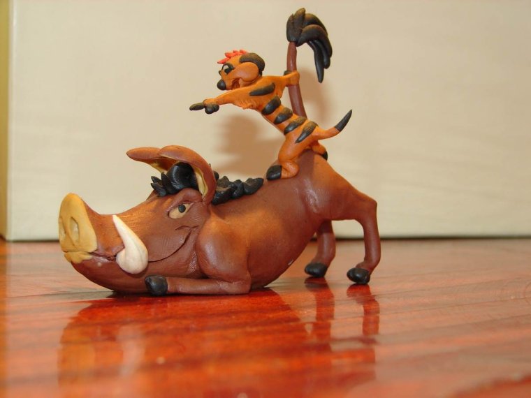 Фигурки из пластилина