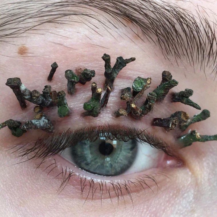 Прикольные ресницы