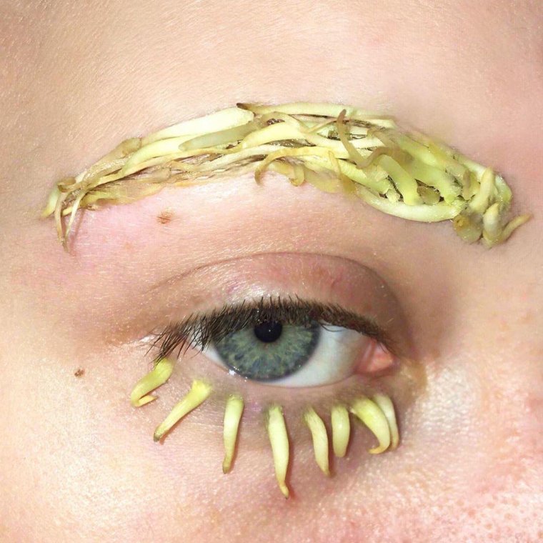 Ресницы мочалки