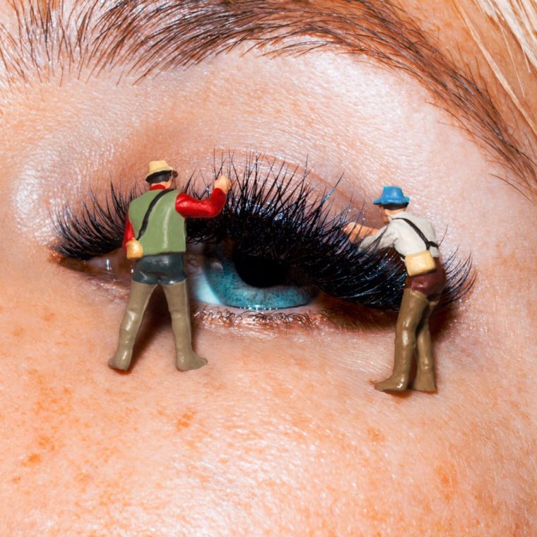 Прикольные ресницы