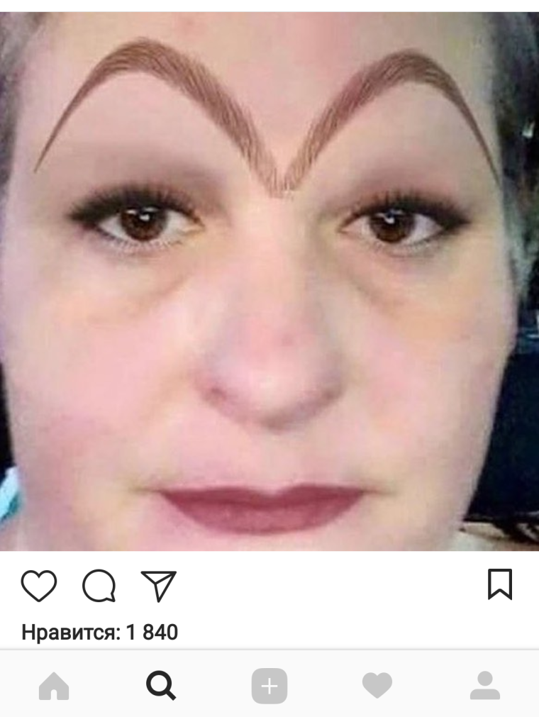 Смешные брови